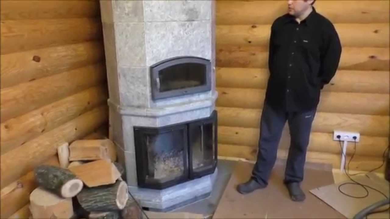 Печь камин из талькомагнезита "Ладья"