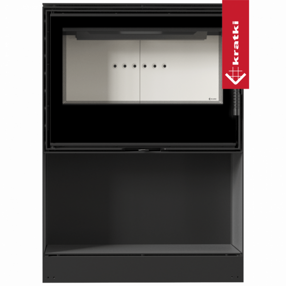 Печь Kratki PRO KARI 80/W (Белая футеровка, с доводчиком)