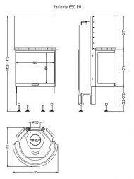 Топка Hark Radiante 650/57 RH