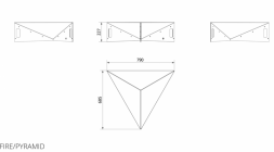 Очаг для костра PYRAMID