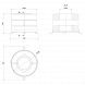 Комплект бетонных теплоаккумулирующих дисков Kratki d-150мм (6 шт., 3 слоя, V3)