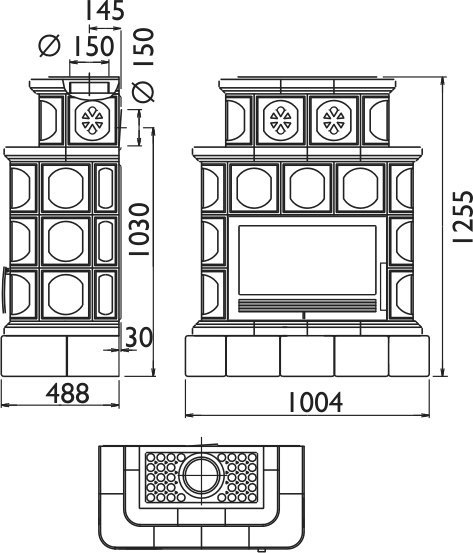 Karelie (кафельный цоколь) 7 кВт