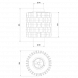 Комплект чугунных теплоаккумулирующих дисков d-150мм (5 шт.)