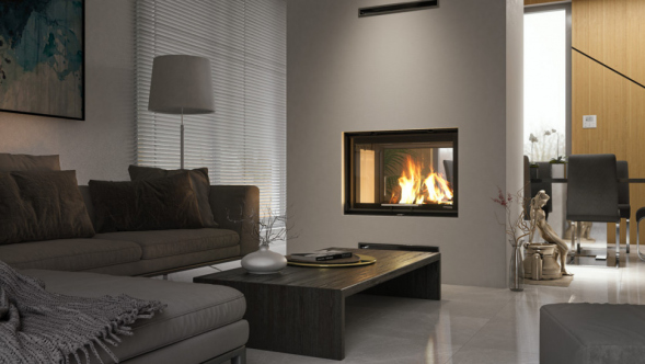 Топка DEFRO HOME INTRA ME T G, 13 кВт, 778/551мм, туннель, гильотина