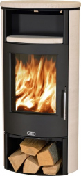 Печь камин АВX Island 7 (мрамор Mocca)  6 кВт