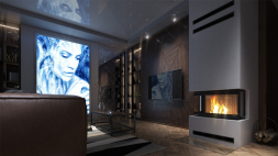 Топка DEFRO HOME INTRA SM C, 10 кВт, 753/477/337мм, трехсторонний