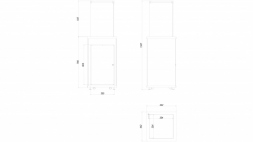 Нагреватель газовый PATIO MINI/G31/37MBAR/B - белое стекло, пульт